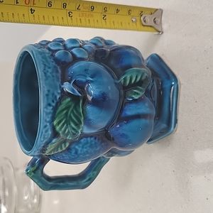 Vintage Blue Fruit Mug